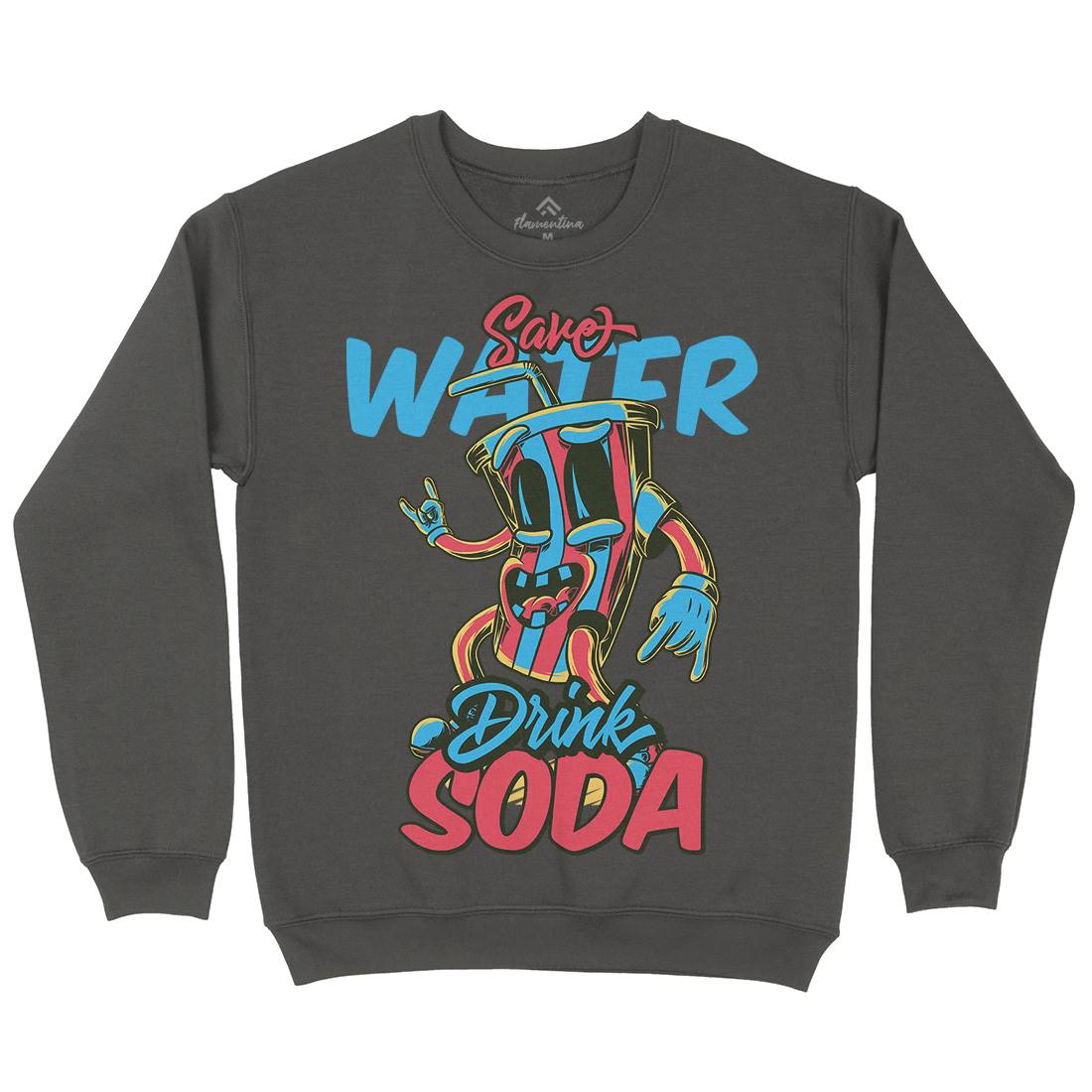 Drink Soda Kids Crew Neck Sweatshirt Drinks C823