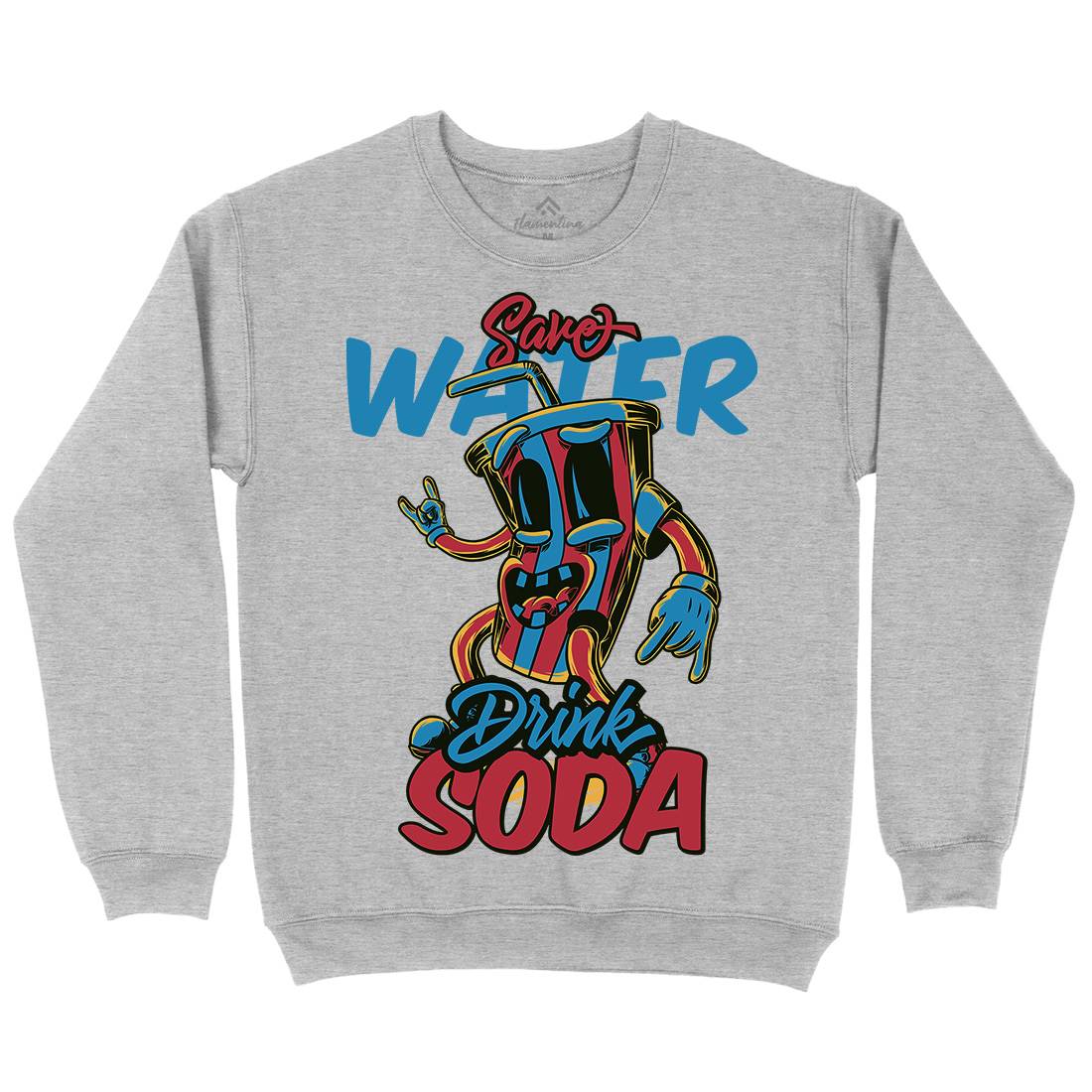 Drink Soda Kids Crew Neck Sweatshirt Drinks C823