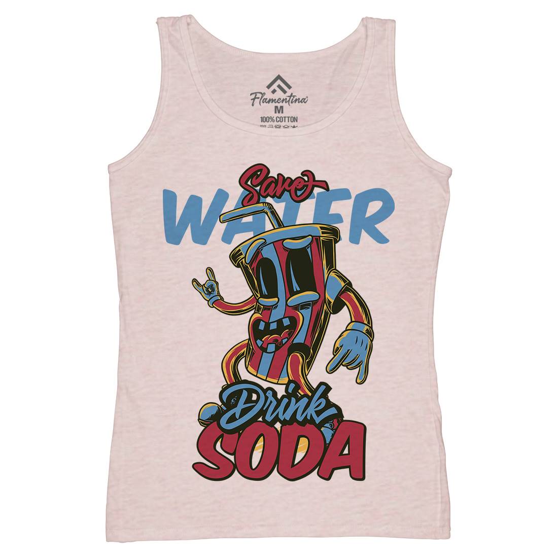 Drink Soda Womens Organic Tank Top Vest Drinks C823
