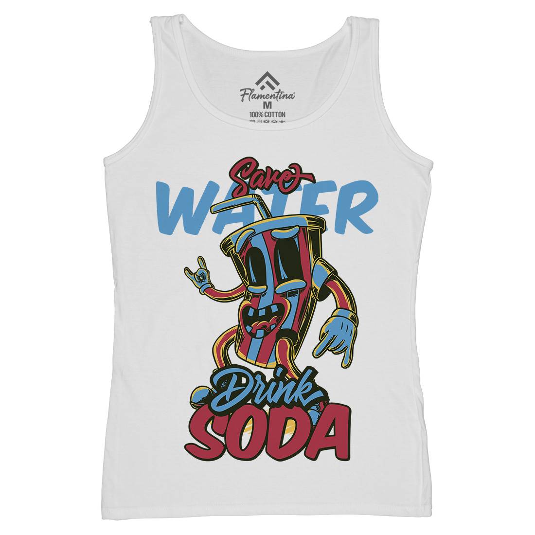 Drink Soda Womens Organic Tank Top Vest Drinks C823