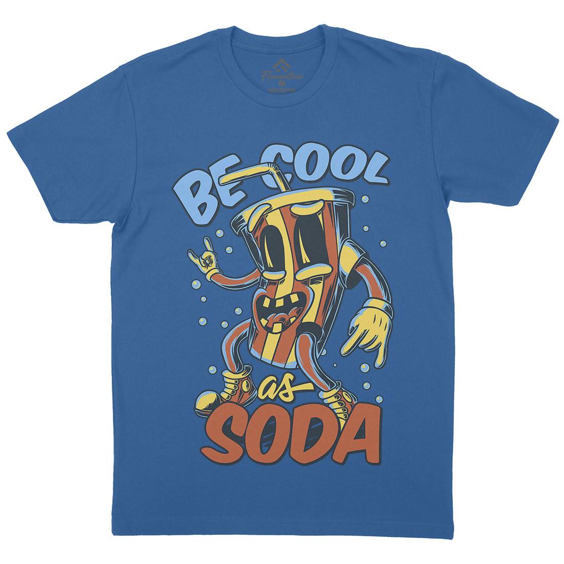 Soda Mens Organic Crew Neck T-Shirt Drinks C824