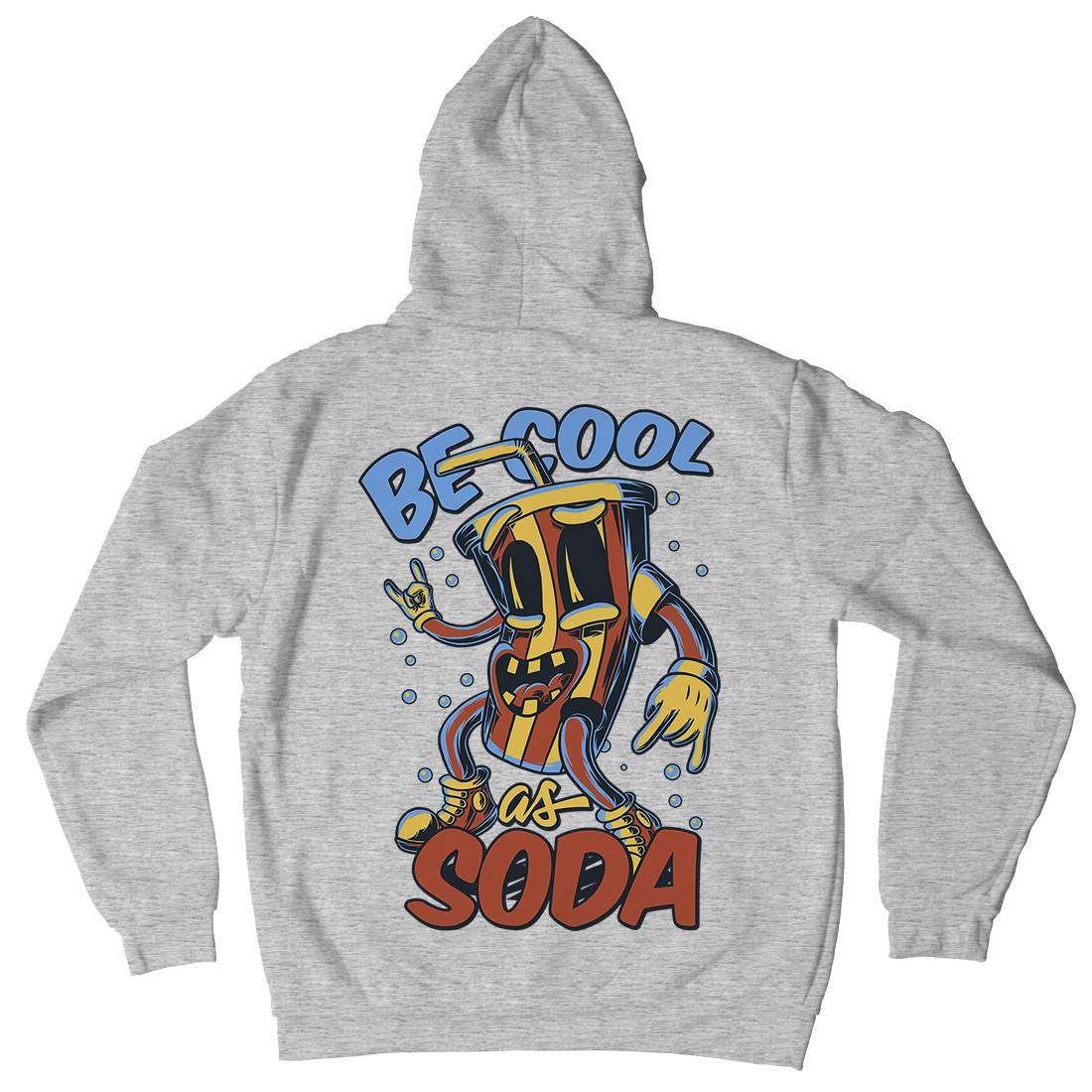 Soda Mens Hoodie With Pocket Drinks C824