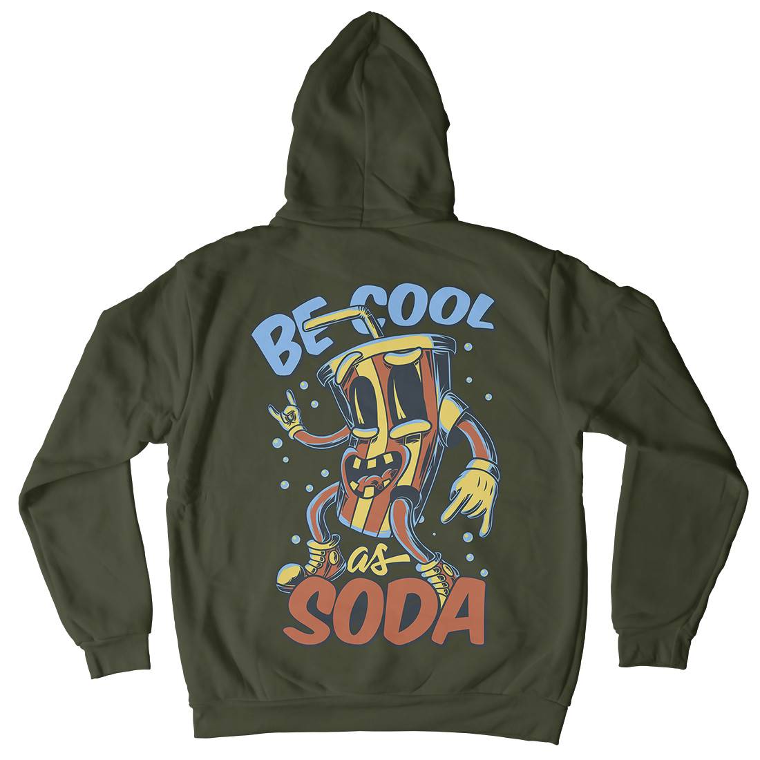 Soda Kids Crew Neck Hoodie Drinks C824