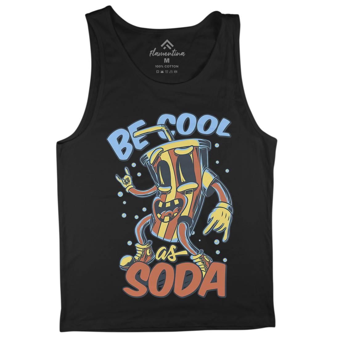 Soda Mens Tank Top Vest Drinks C824