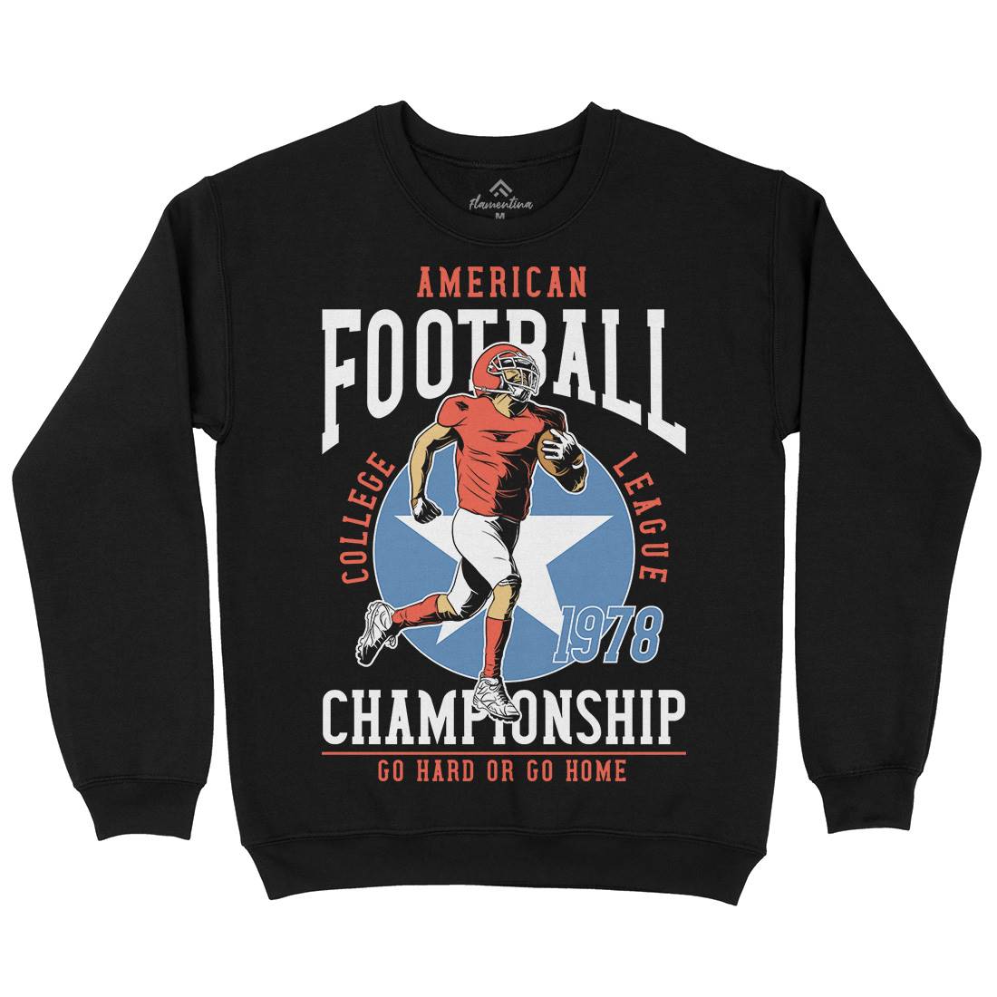 American Football Kids Crew Neck Sweatshirt Sport C833