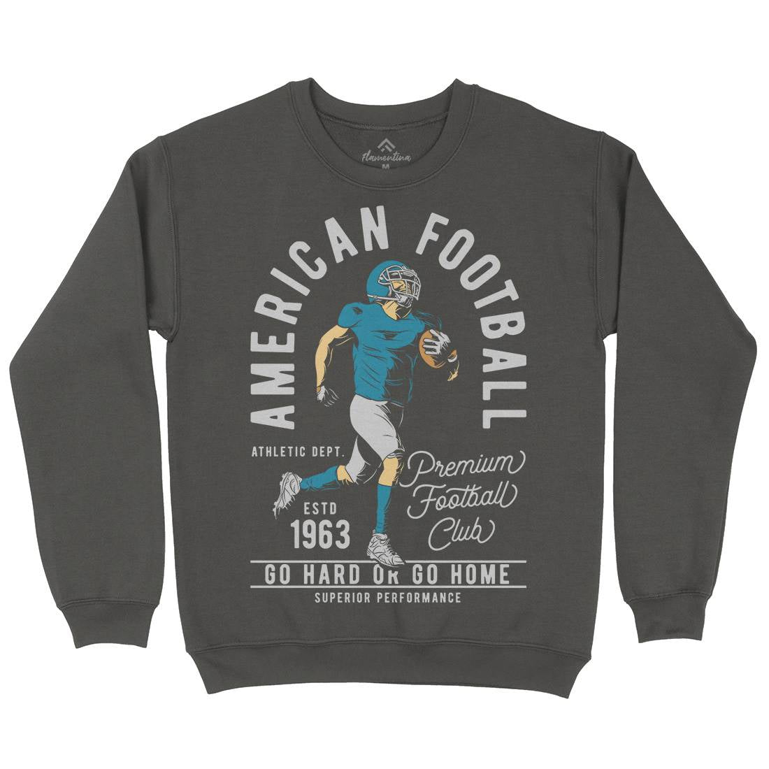 American Football Kids Crew Neck Sweatshirt Sport C834