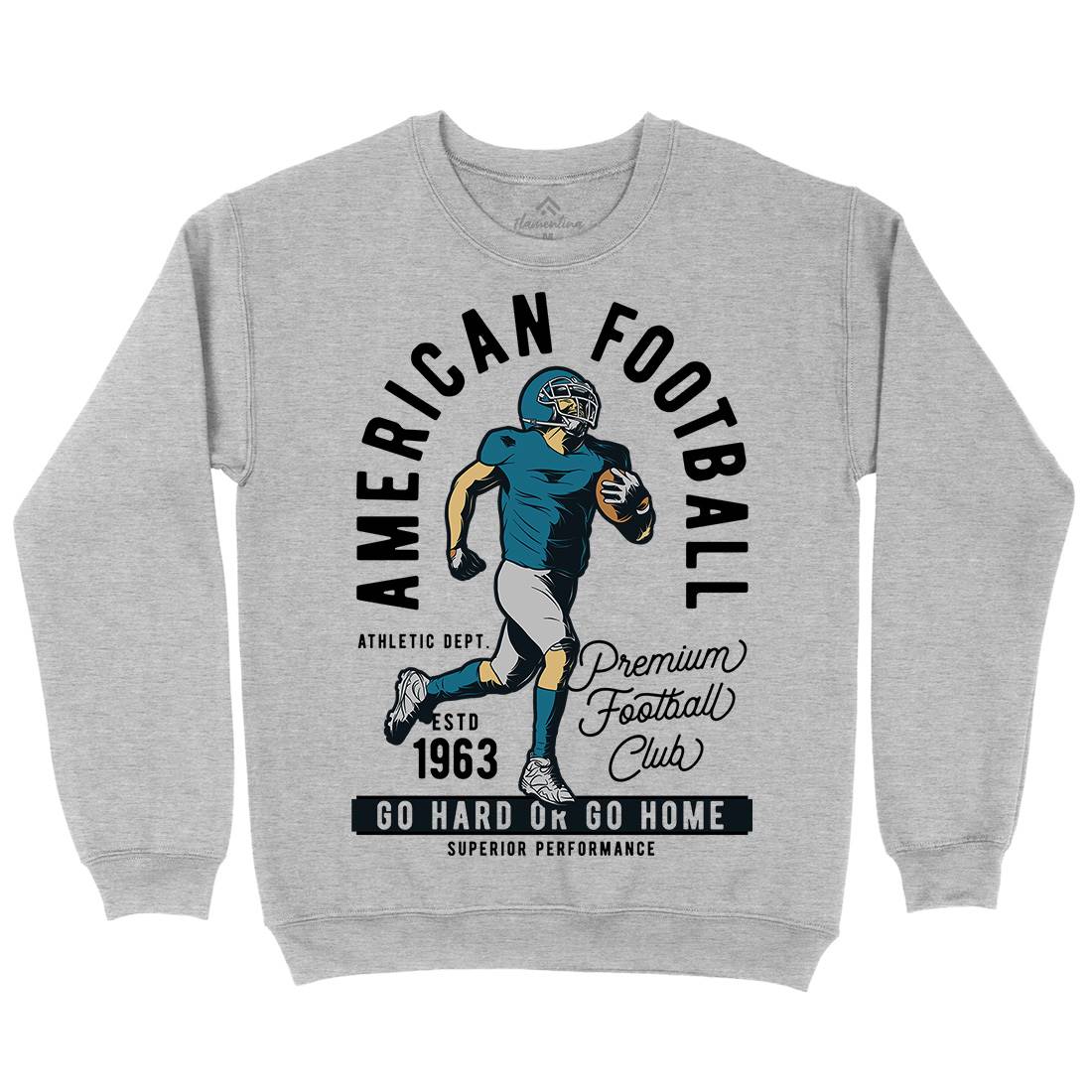 American Football Kids Crew Neck Sweatshirt Sport C834