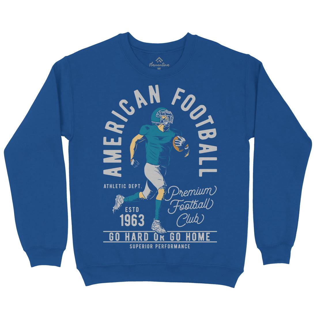 American Football Kids Crew Neck Sweatshirt Sport C834