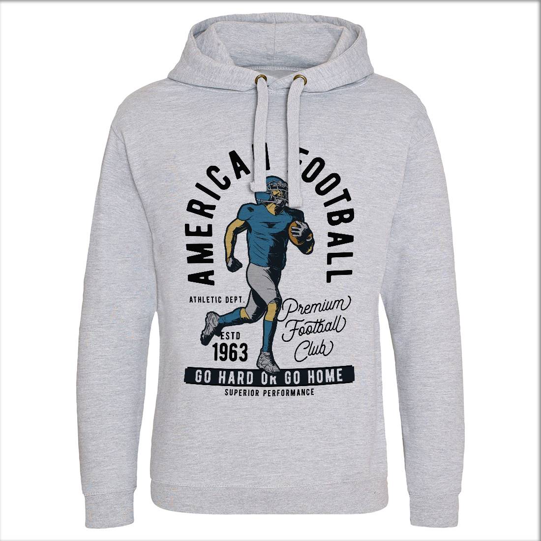 American Football Mens Hoodie Without Pocket Sport C834