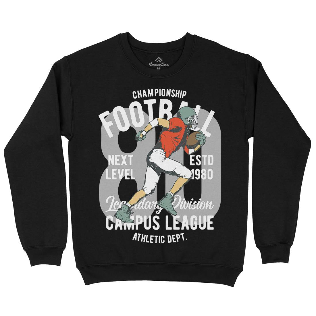 American Football Kids Crew Neck Sweatshirt Sport C837