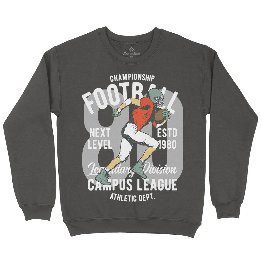 American Football Kids Crew Neck Sweatshirt Sport C837