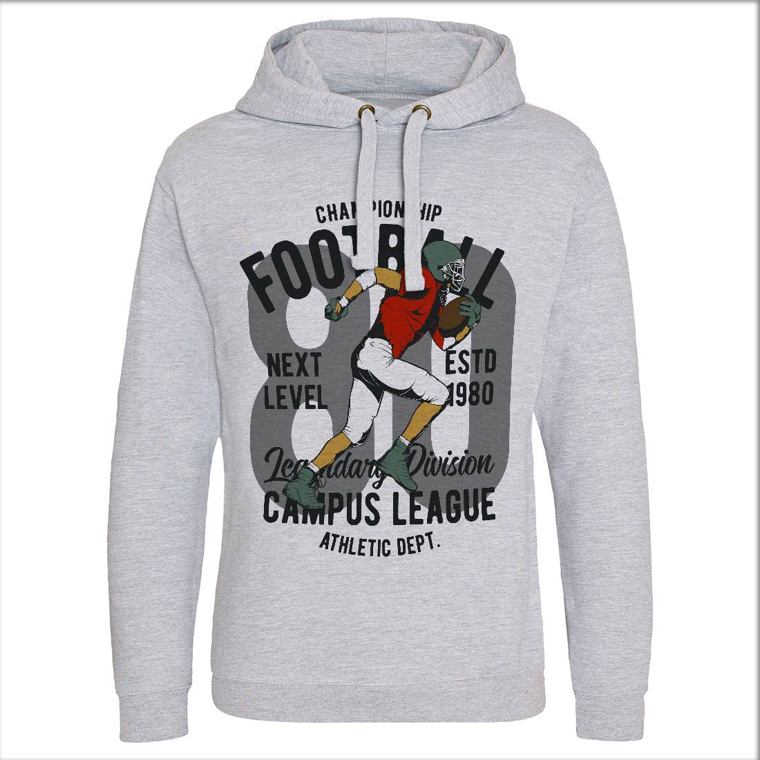American Football Mens Hoodie Without Pocket Sport C837