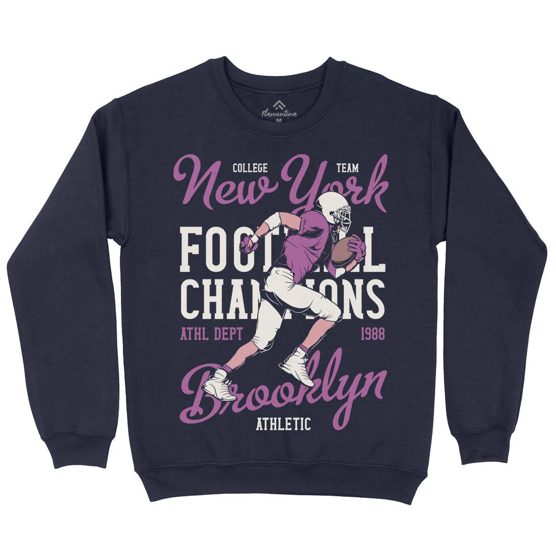 American Football Kids Crew Neck Sweatshirt Sport C838