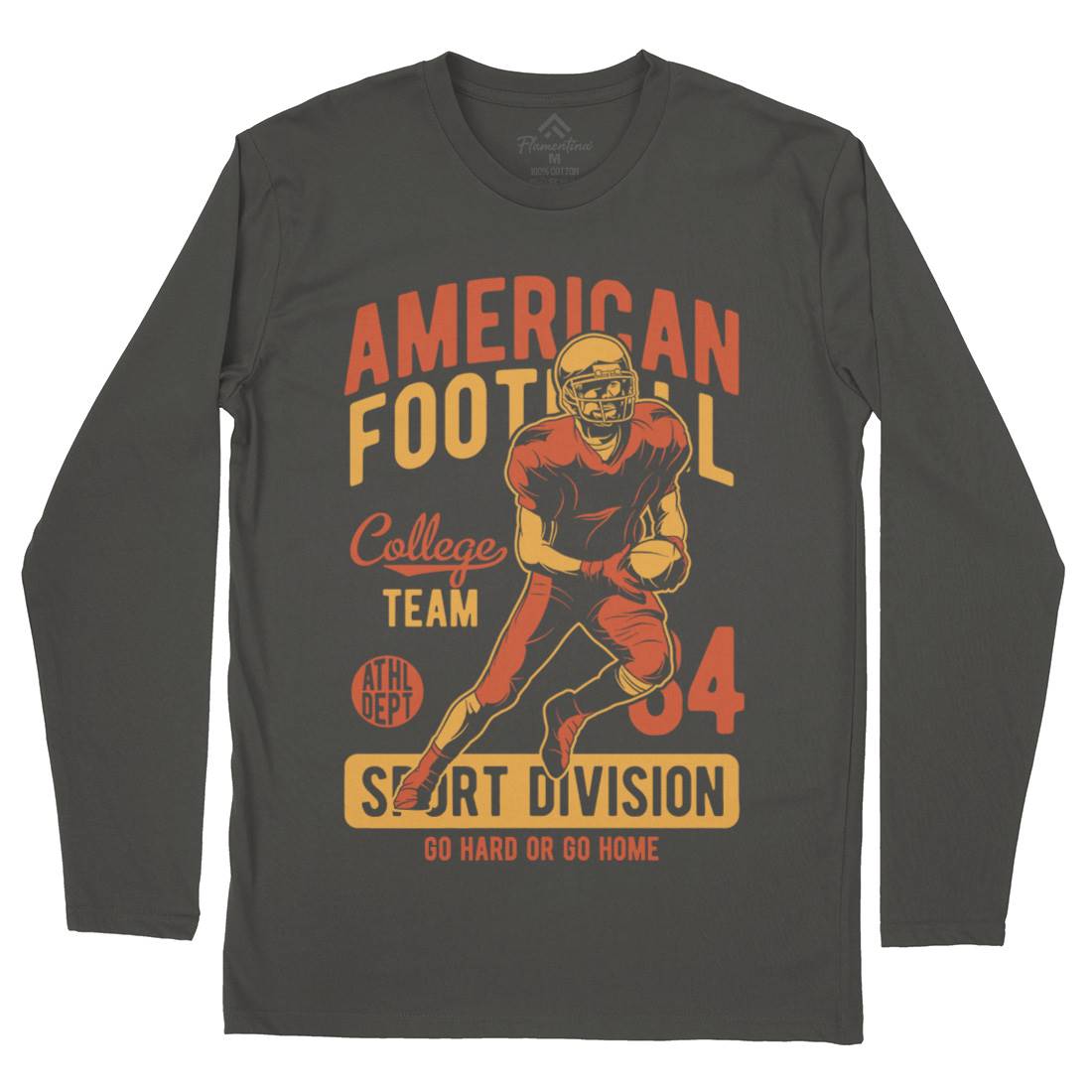 American Football Mens Long Sleeve T-Shirt Sport C839