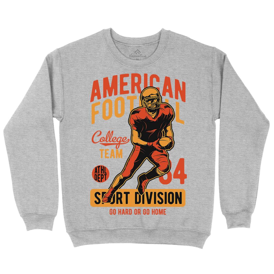 American Football Kids Crew Neck Sweatshirt Sport C839