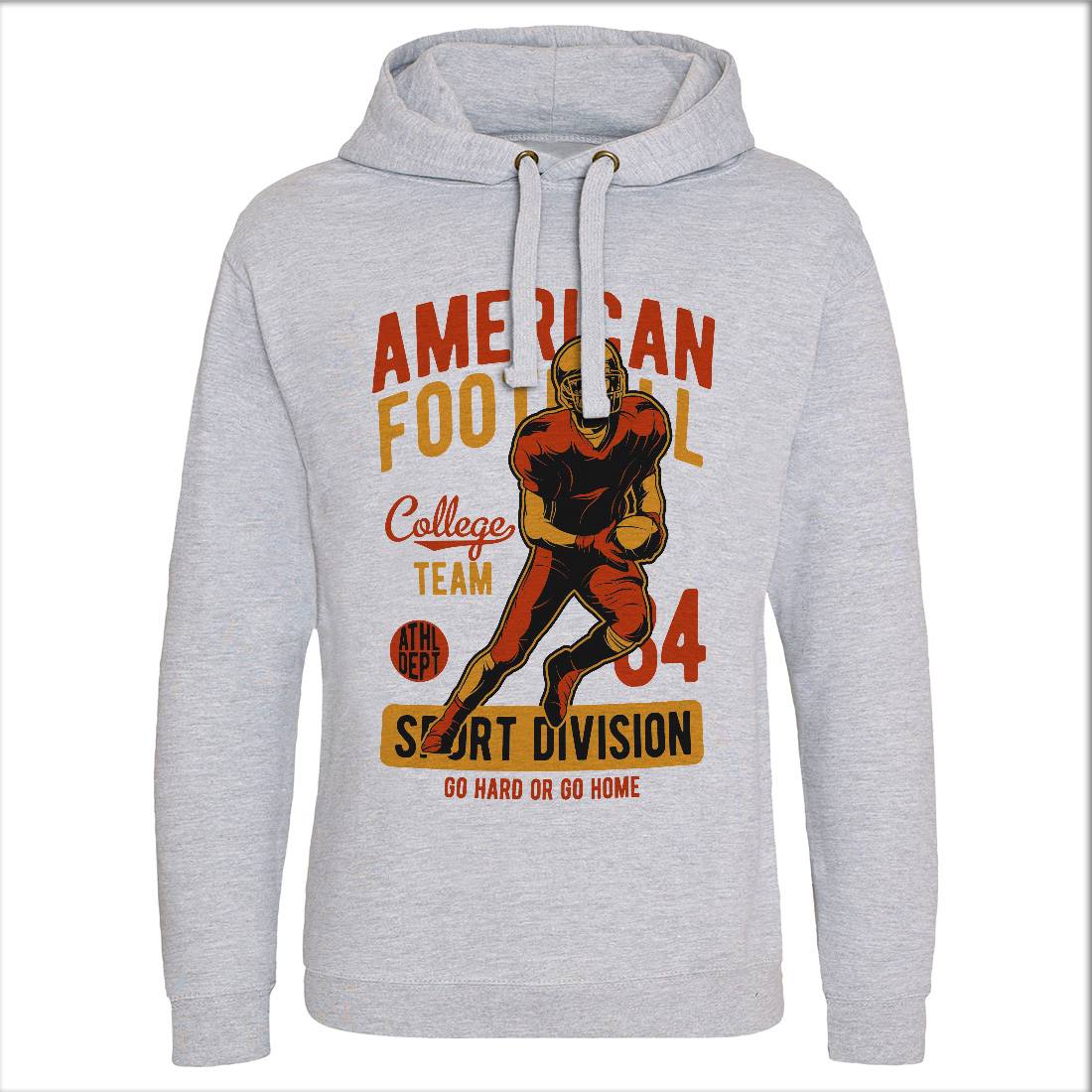 American Football Mens Hoodie Without Pocket Sport C839