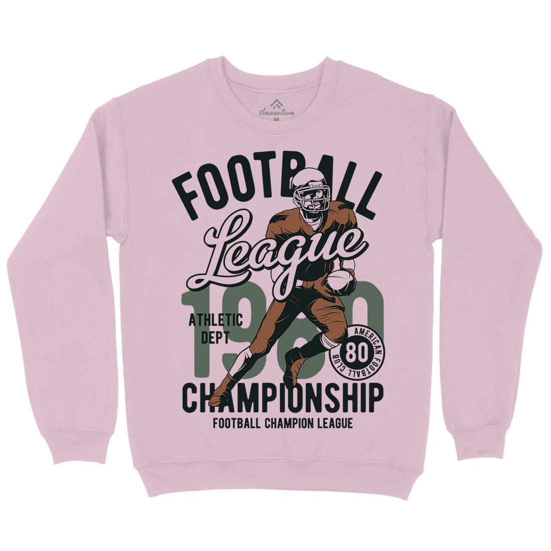 American Football Kids Crew Neck Sweatshirt Sport C840