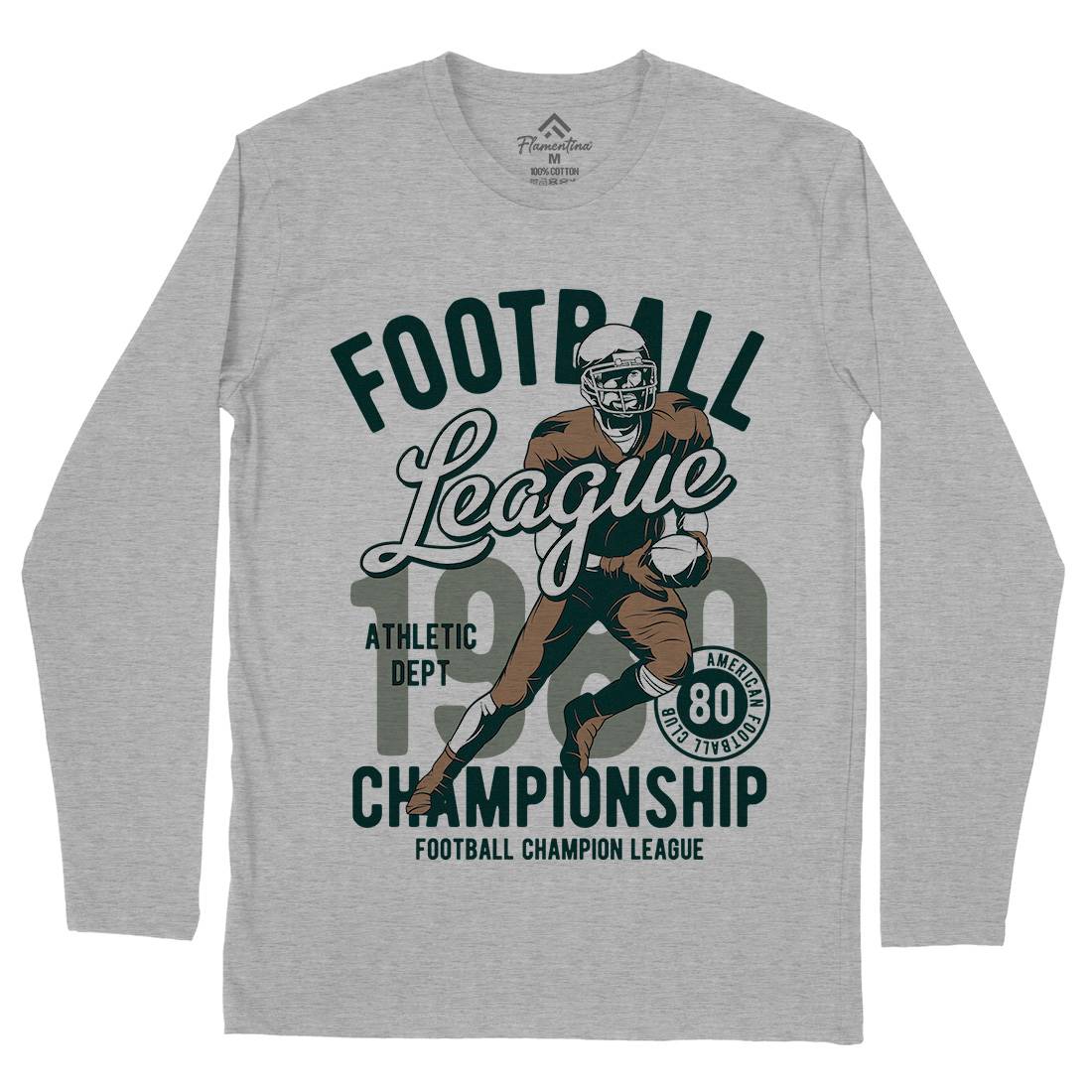 American Football Mens Long Sleeve T-Shirt Sport C840