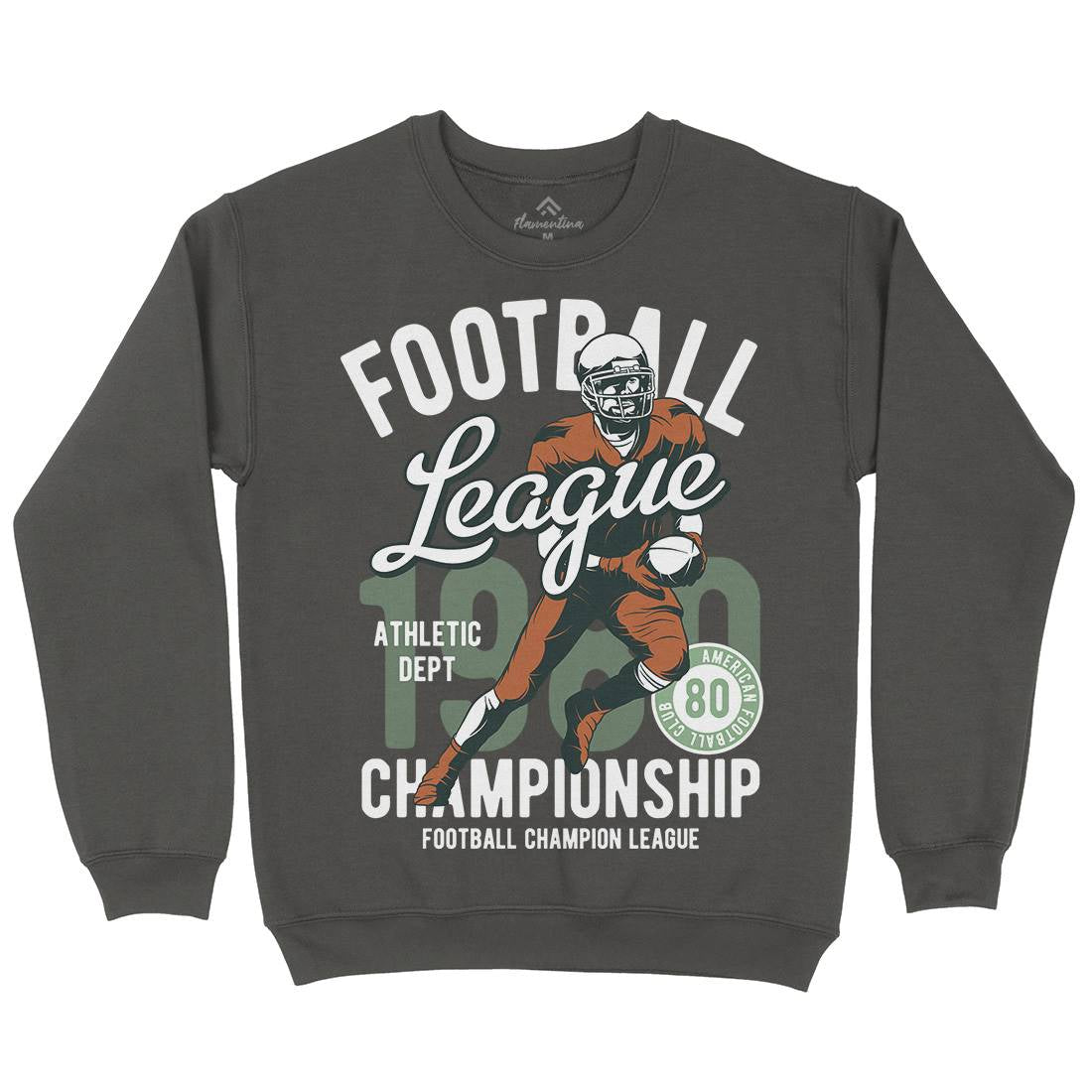 American Football Kids Crew Neck Sweatshirt Sport C840