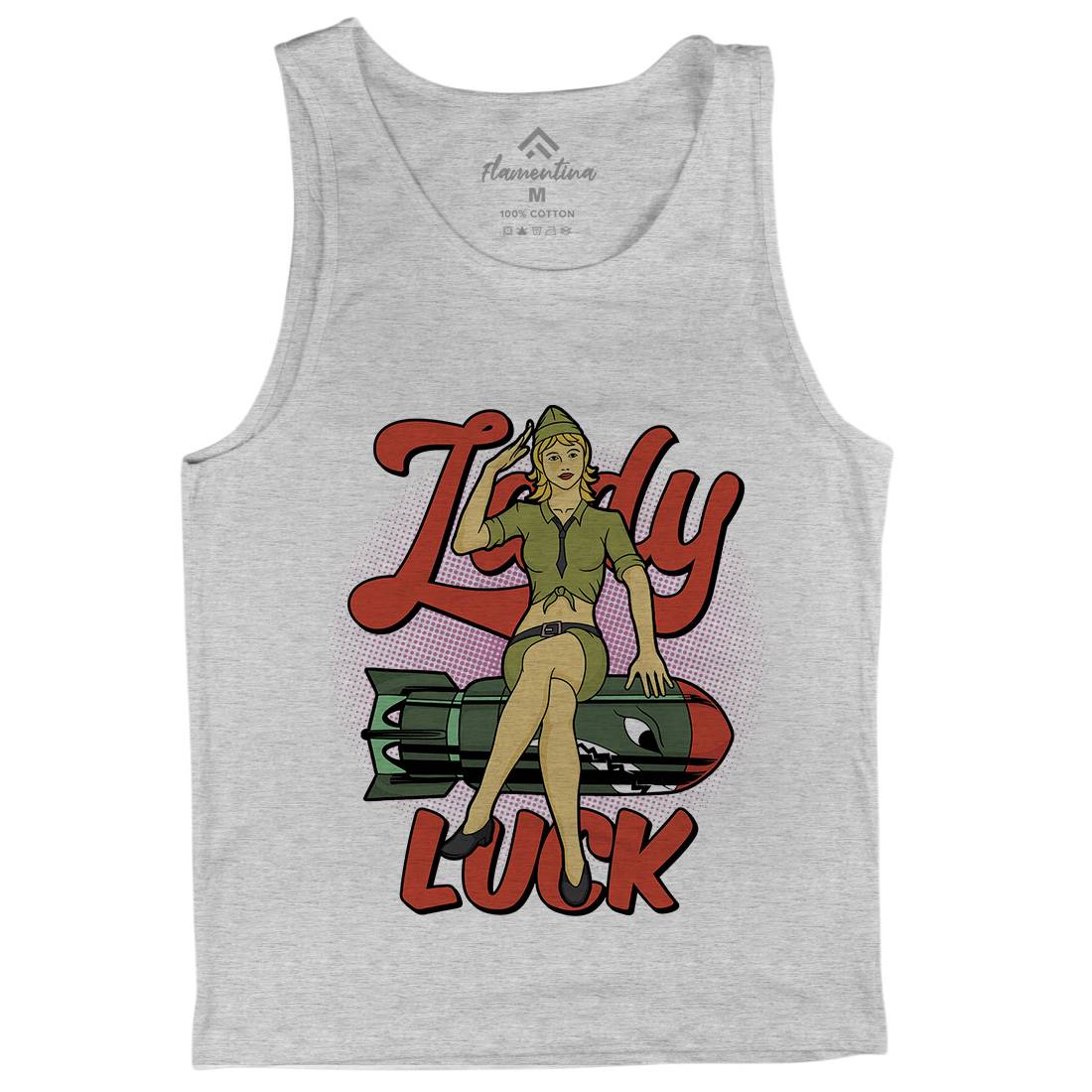 Girl Mens Tank Top Vest Army C842