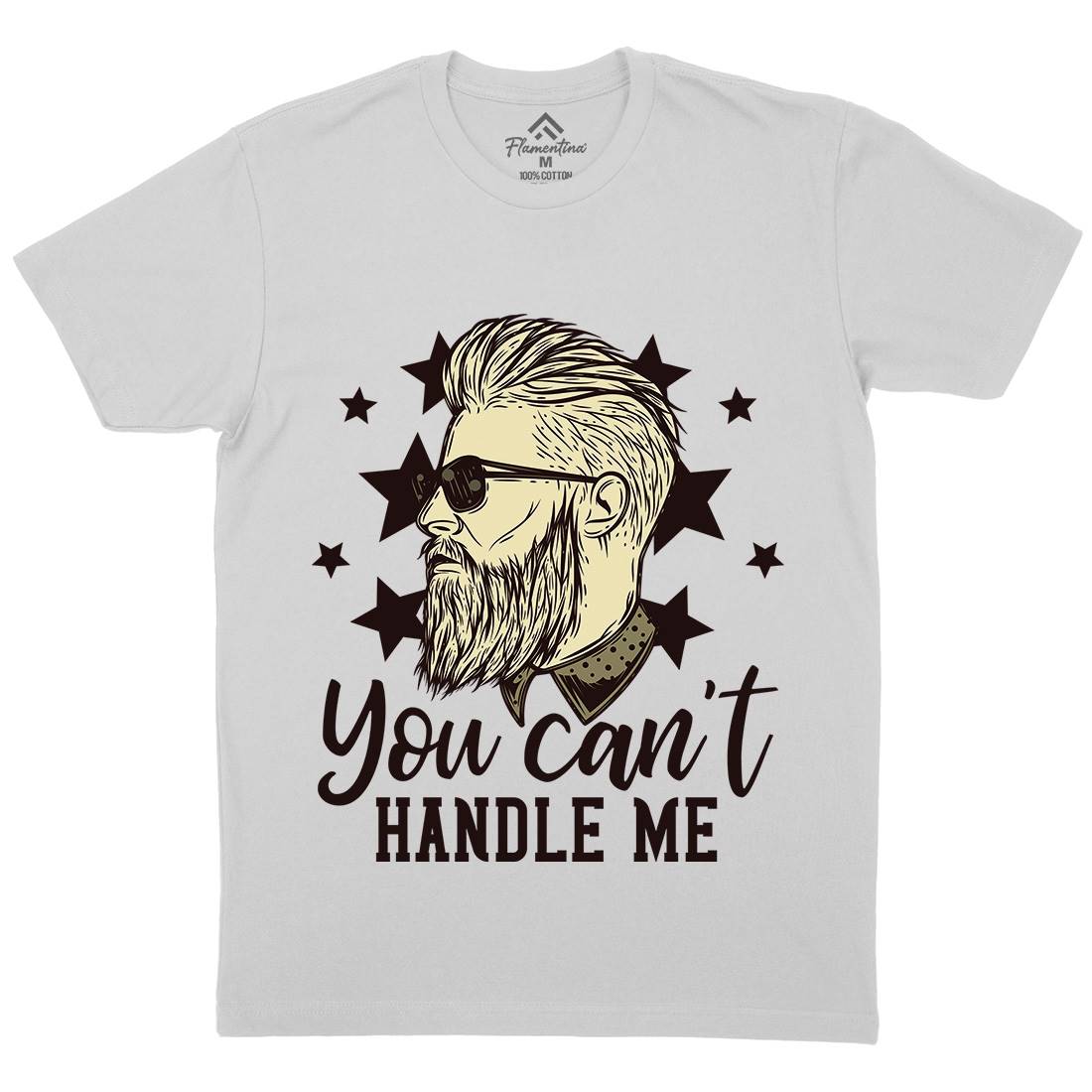 Handle Me Mens Crew Neck T-Shirt Barber C846