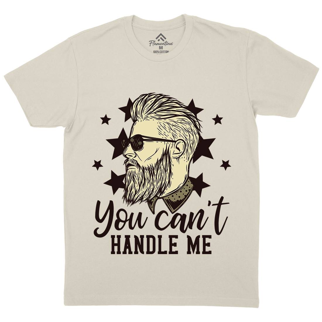 Handle Me Mens Organic Crew Neck T-Shirt Barber C846