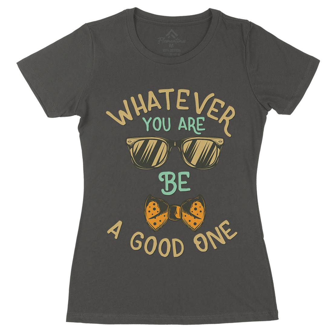 Whatever Womens Organic Crew Neck T-Shirt Barber C847