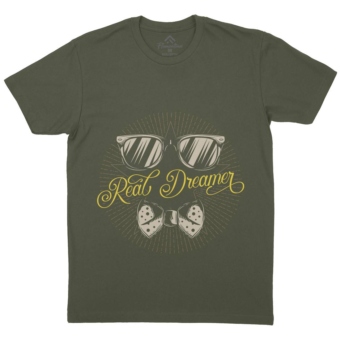 Real Dreamer Mens Crew Neck T-Shirt Barber C848