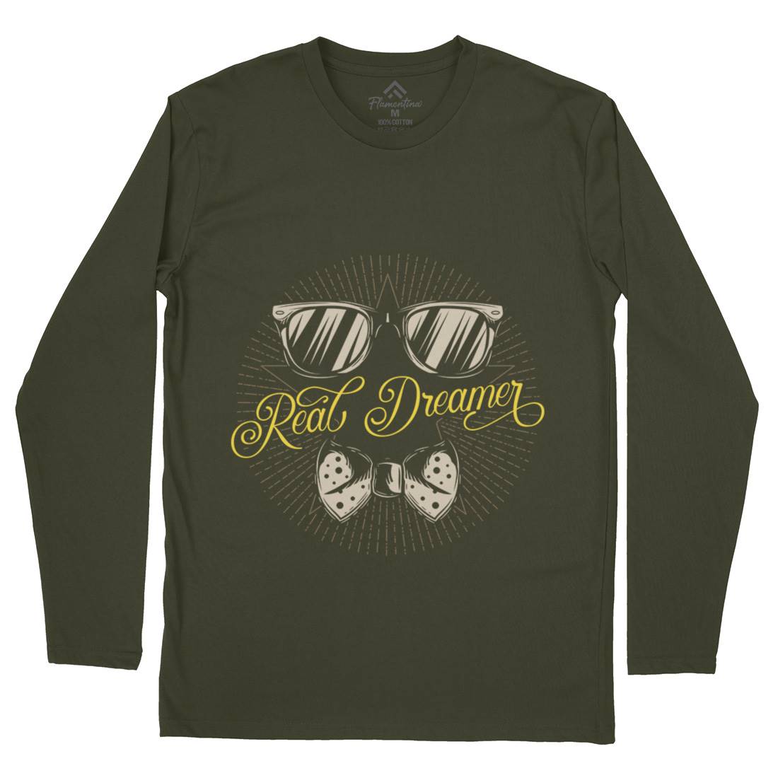 Real Dreamer Mens Long Sleeve T-Shirt Barber C848
