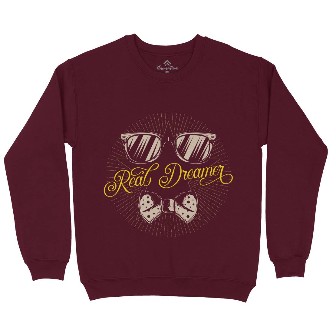 Real Dreamer Mens Crew Neck Sweatshirt Barber C848