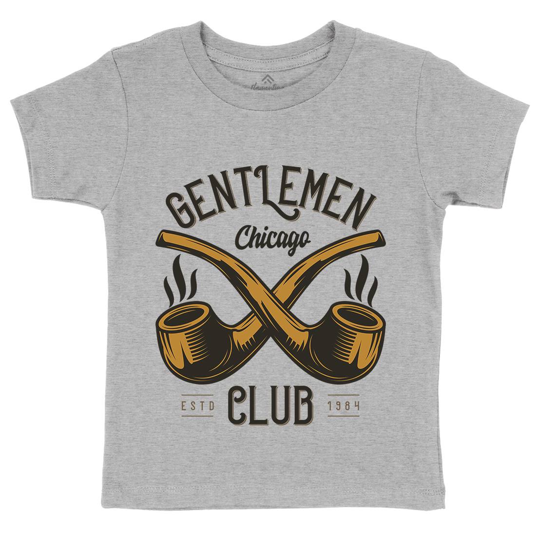 Gentlemen Club Kids Crew Neck T-Shirt Barber C850