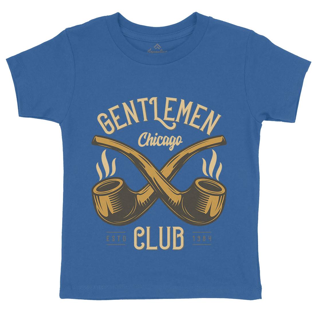 Gentlemen Club Kids Organic Crew Neck T-Shirt Barber C850