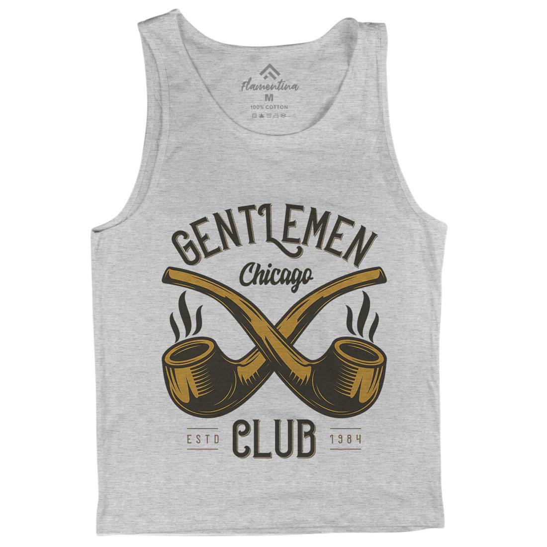Gentlemen Club Mens Tank Top Vest Barber C850