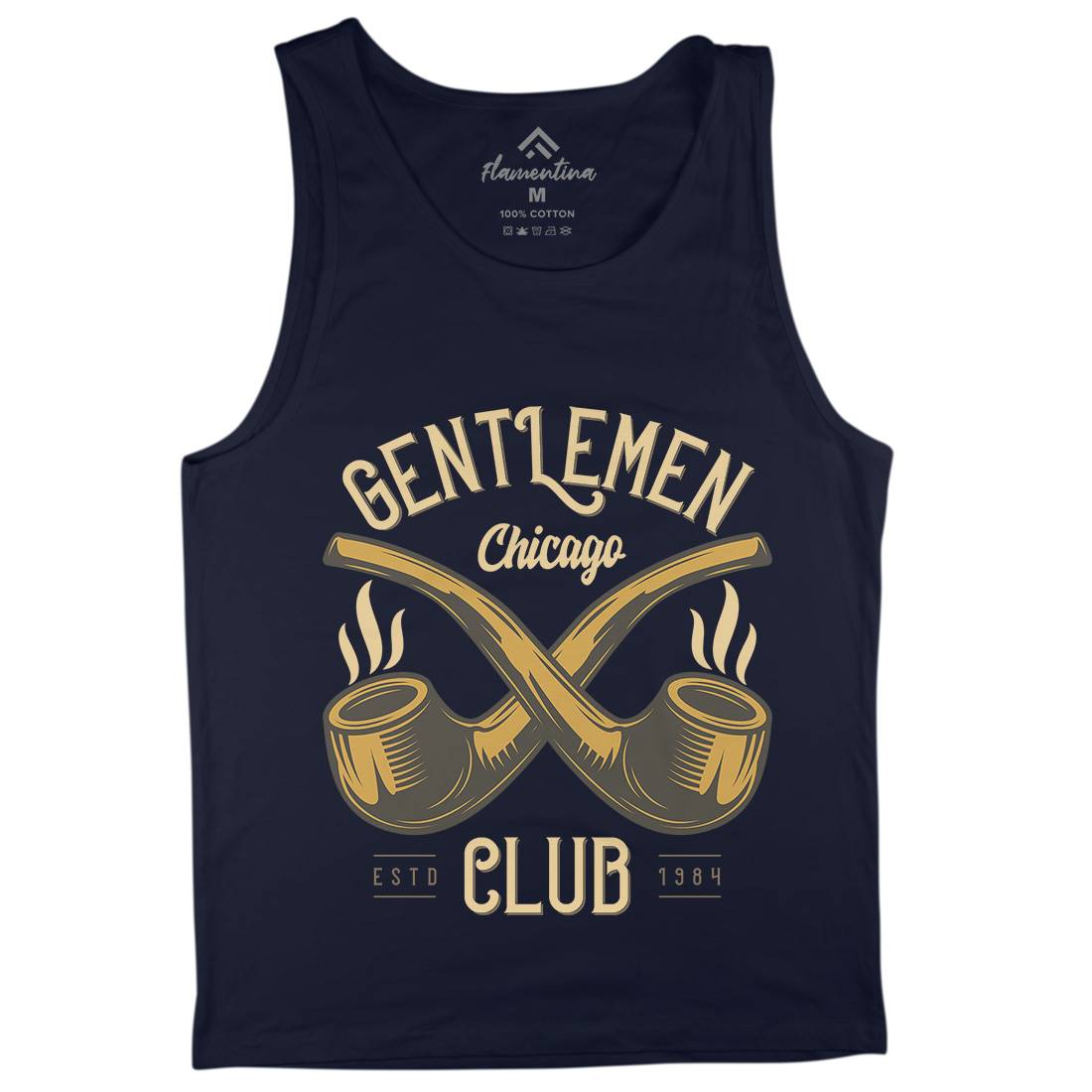Gentlemen Club Mens Tank Top Vest Barber C850