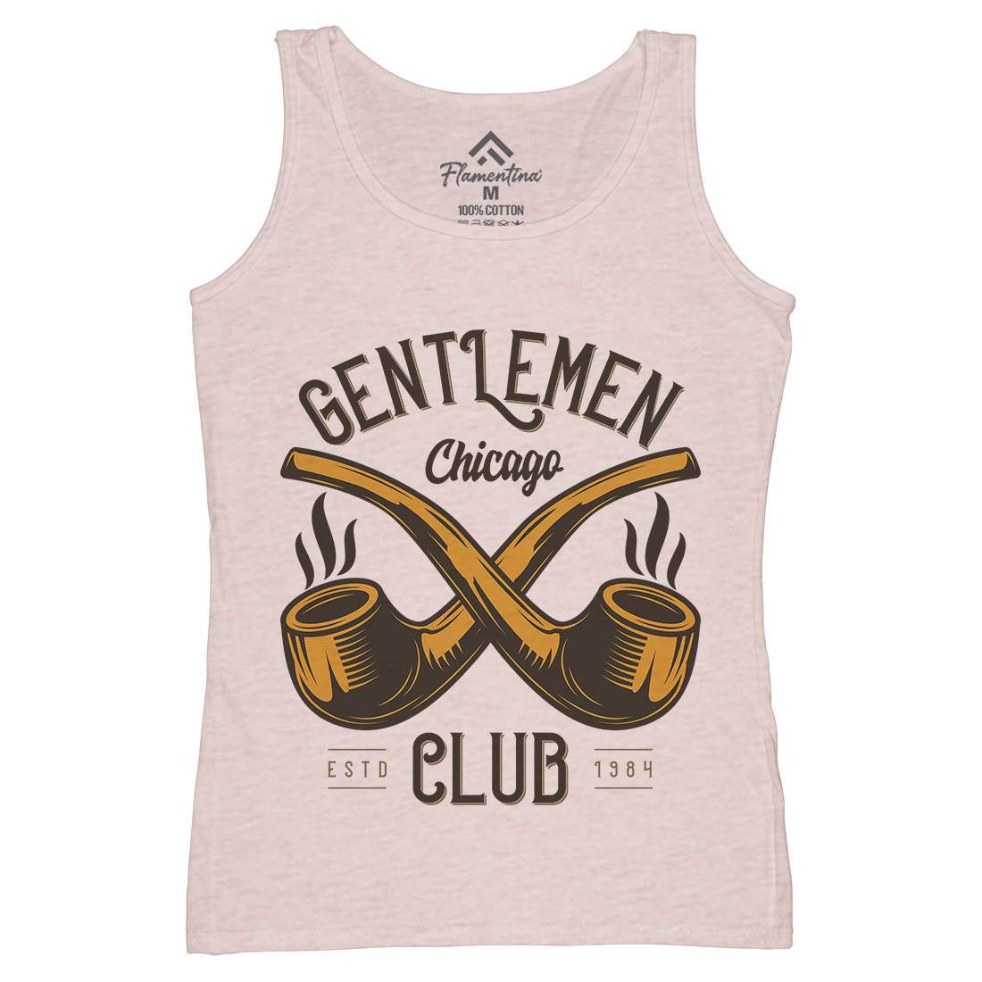 Gentlemen Club Womens Organic Tank Top Vest Barber C850