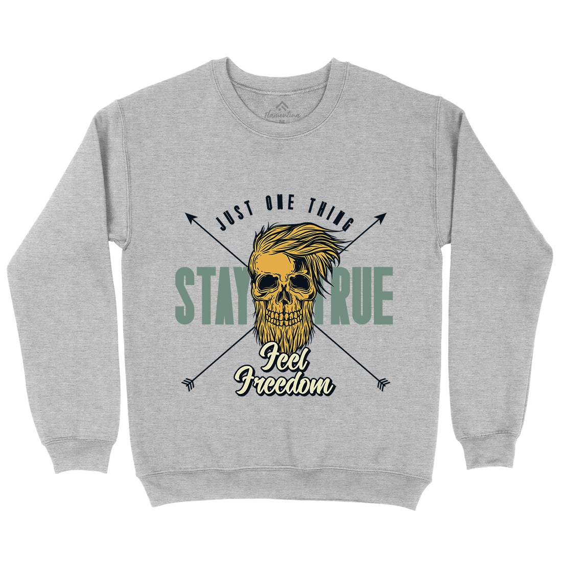 Stay True Mens Crew Neck Sweatshirt Barber C851