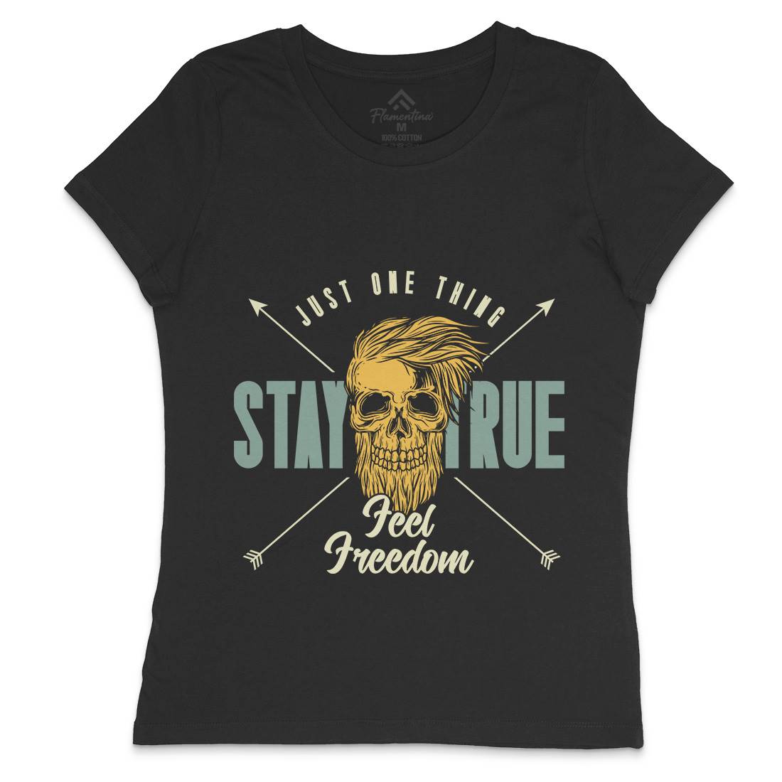 Stay True Womens Crew Neck T-Shirt Barber C851