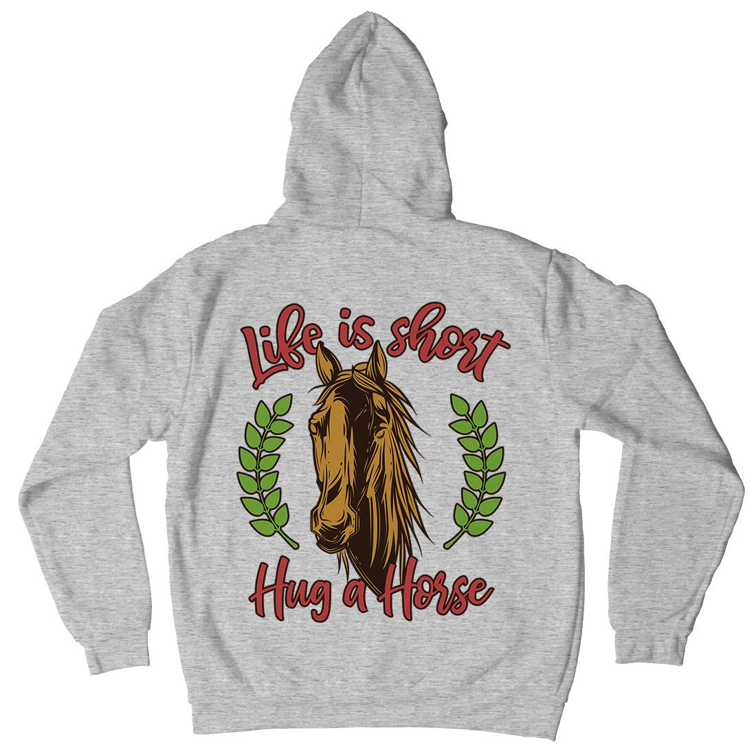Life Is Short Mens Hoodie With Pocket Animals C853