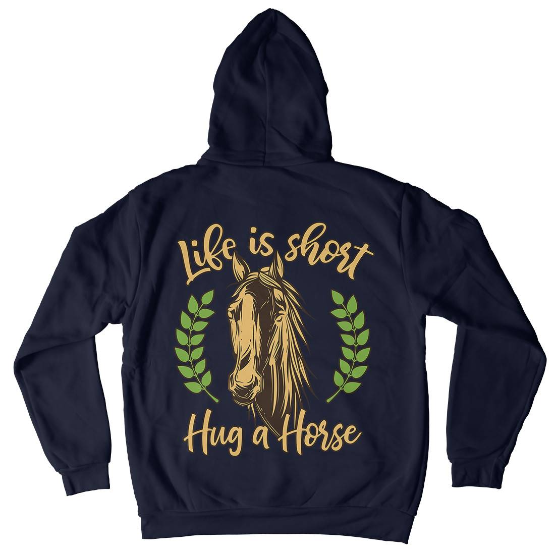 Life Is Short Mens Hoodie With Pocket Animals C853