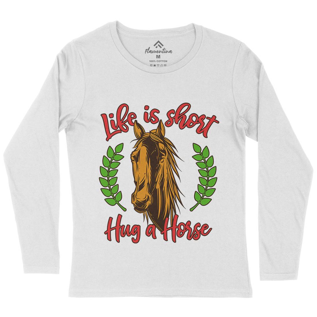 Life Is Short Womens Long Sleeve T-Shirt Animals C853