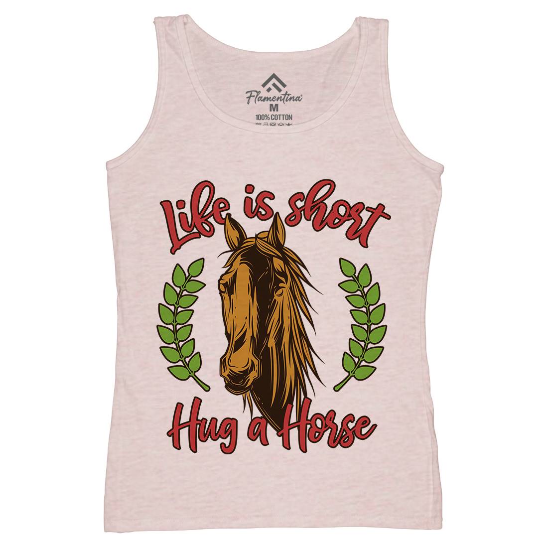 Life Is Short Womens Organic Tank Top Vest Animals C853