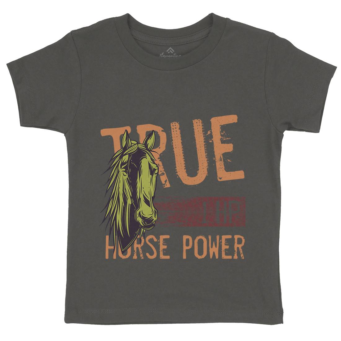 True Power Kids Crew Neck T-Shirt Animals C854