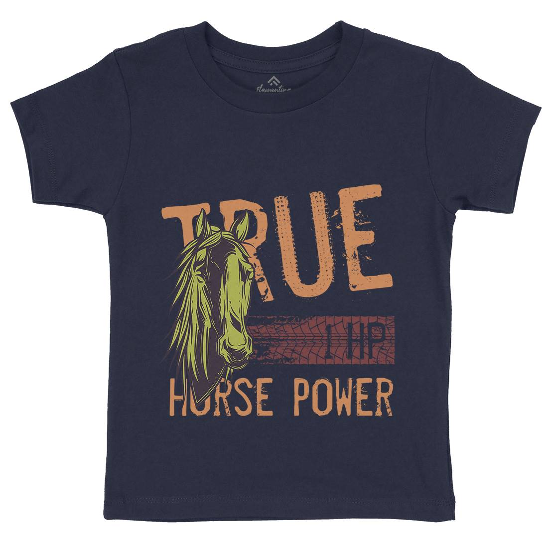 True Power Kids Organic Crew Neck T-Shirt Animals C854