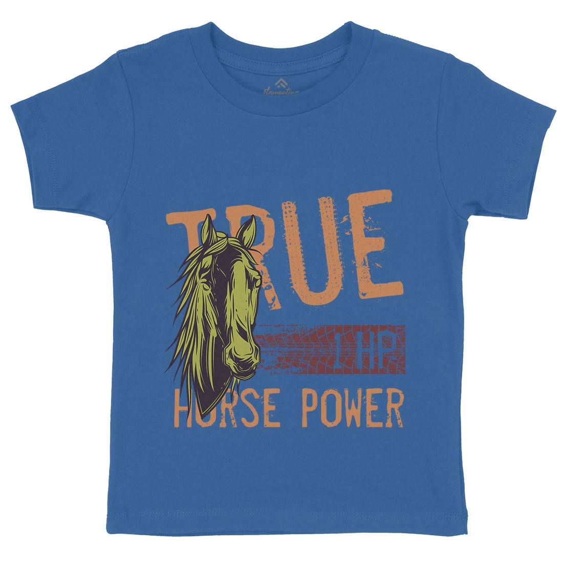 True Power Kids Organic Crew Neck T-Shirt Animals C854