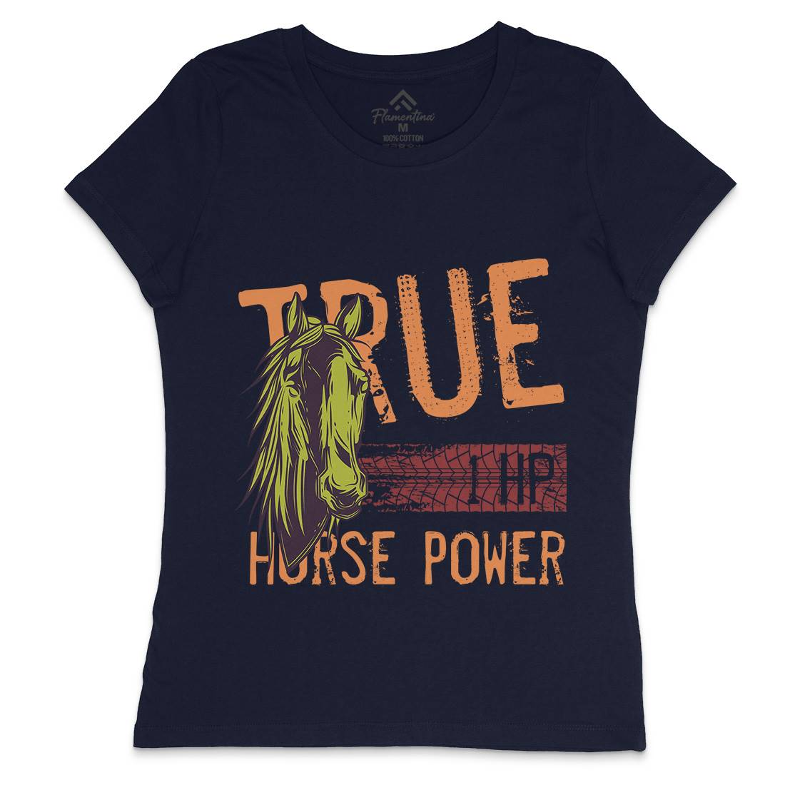 True Power Womens Crew Neck T-Shirt Animals C854