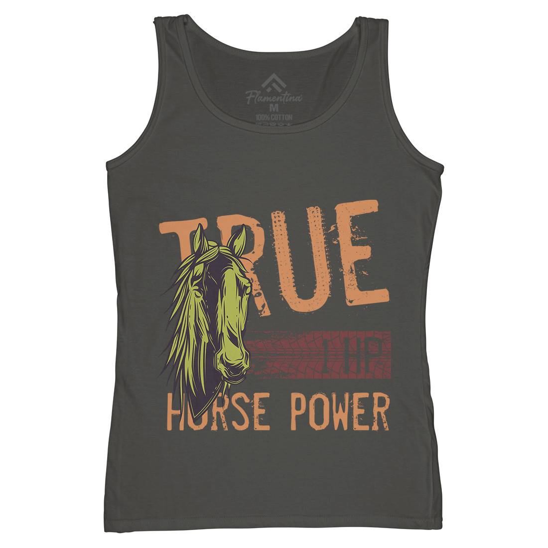 True Power Womens Organic Tank Top Vest Animals C854