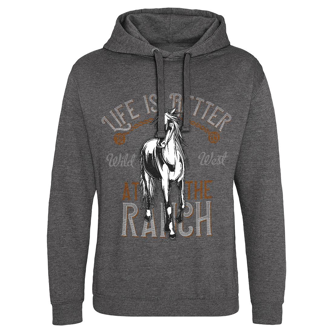 Life Is Better Mens Hoodie Without Pocket Animals C855