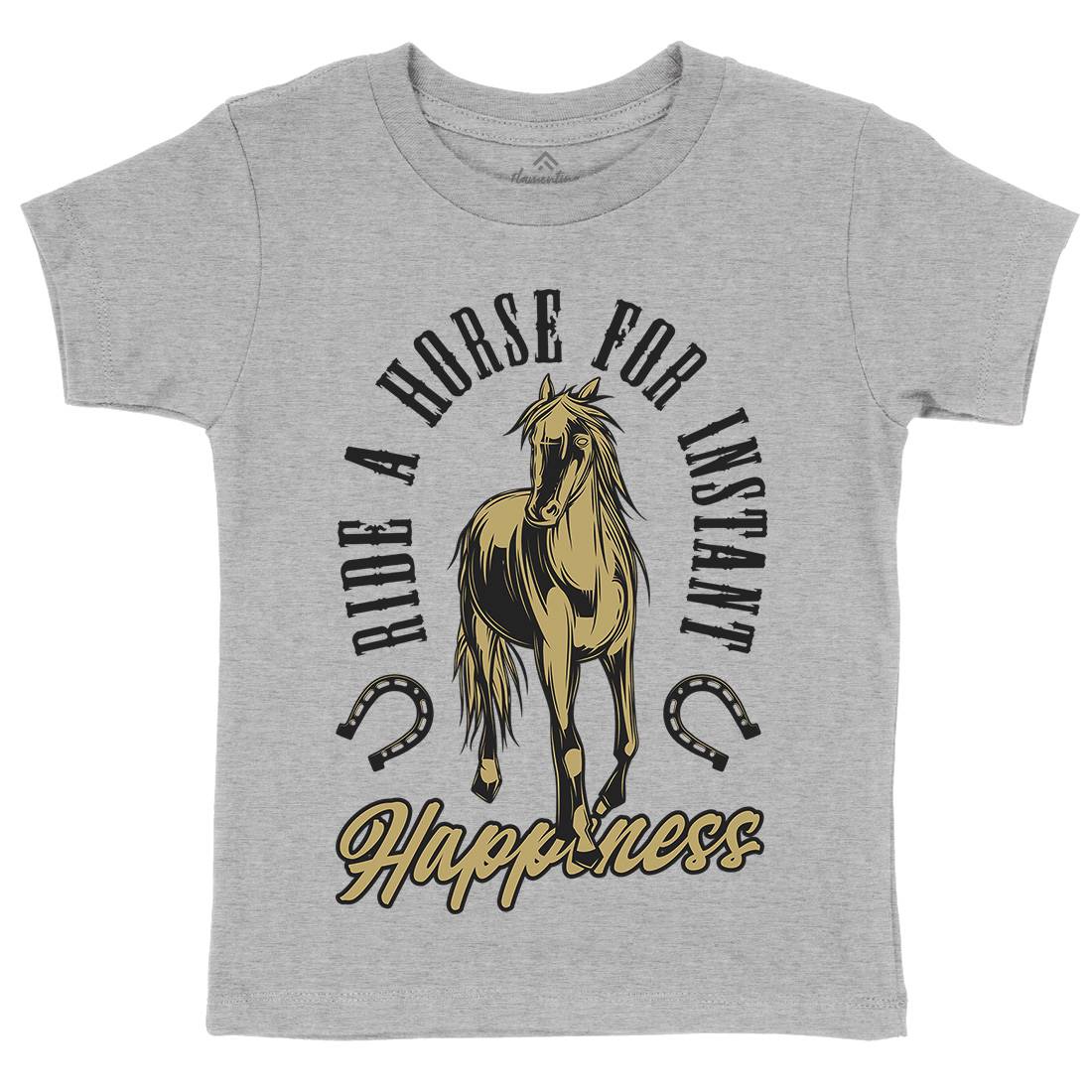 Happiness Kids Organic Crew Neck T-Shirt Animals C856