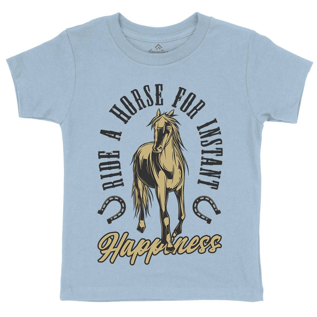 Happiness Kids Crew Neck T-Shirt Animals C856