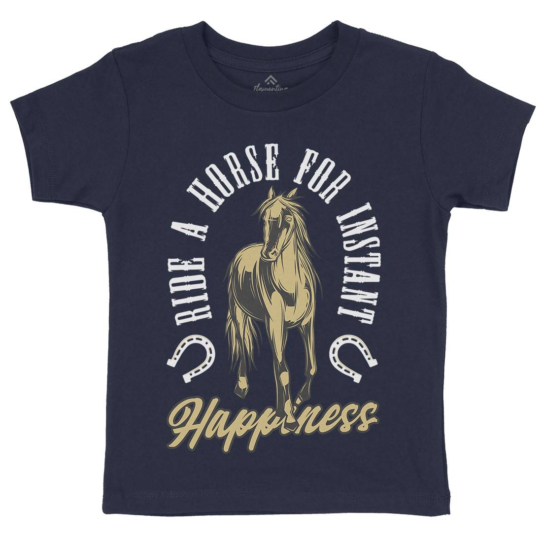 Happiness Kids Organic Crew Neck T-Shirt Animals C856
